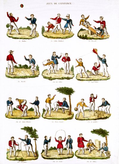 Juegos de niños, 1810 de French School